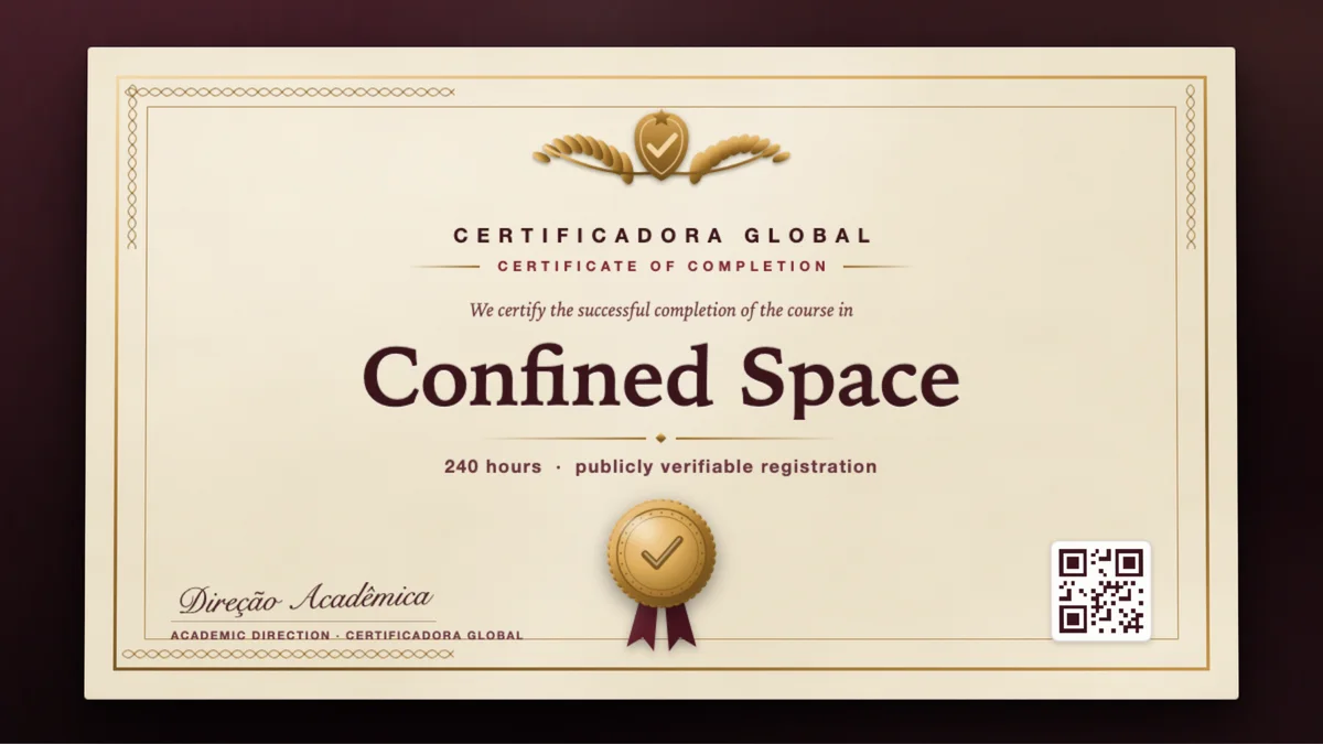 Cover of the Confined Space course