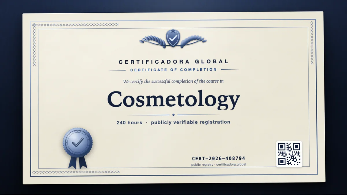 Cover of the Cosmetology course