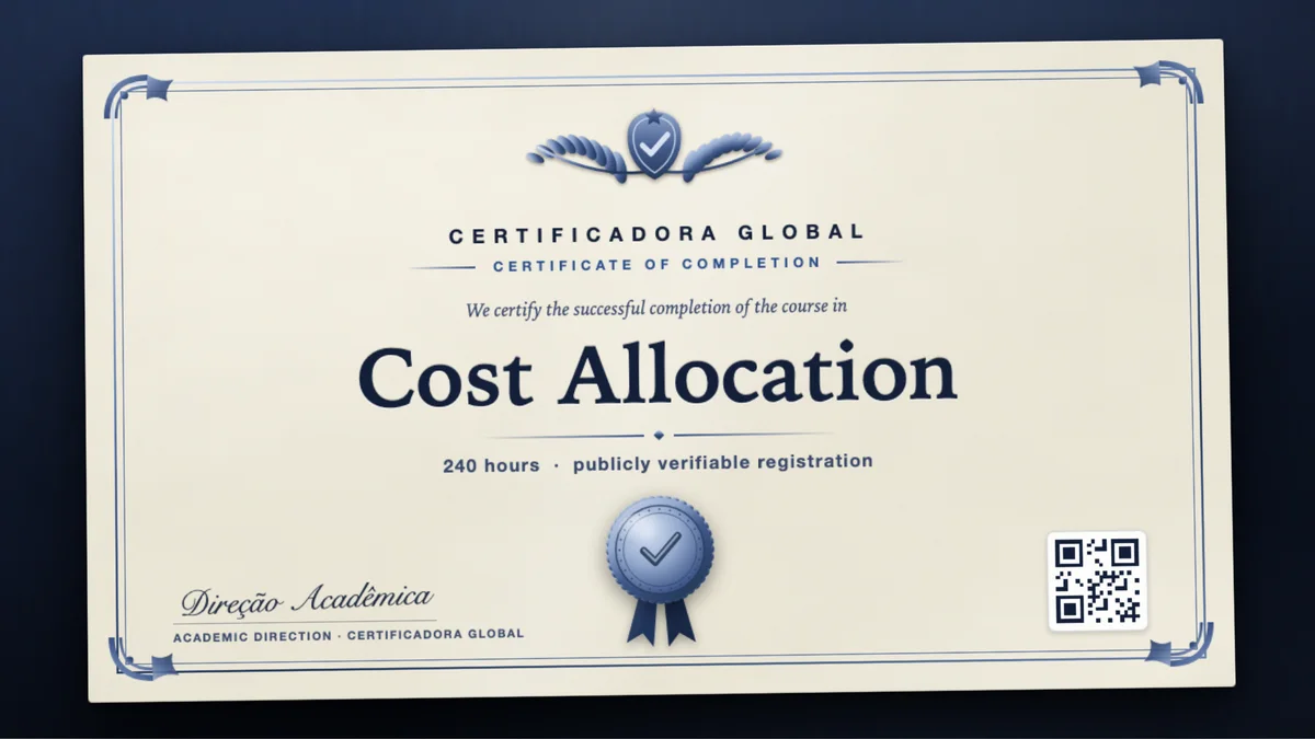 Cover of the Cost Allocation course
