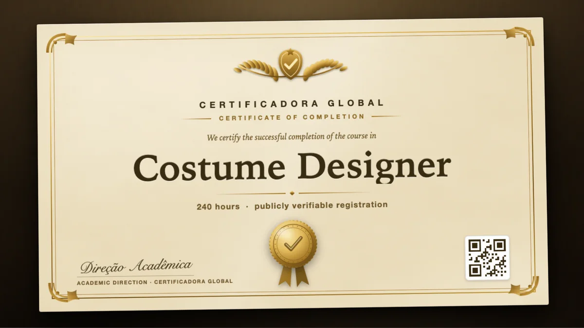 Cover of the Costume Designer course