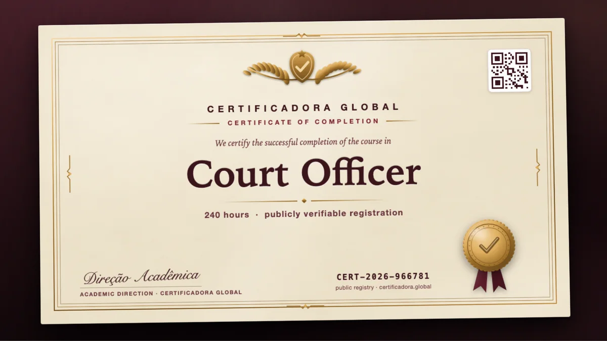 Cover of the Court Officer course