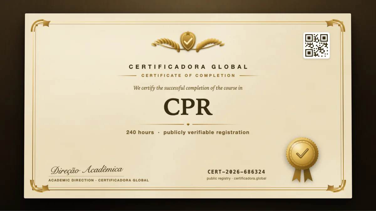 Cover of the CPR course