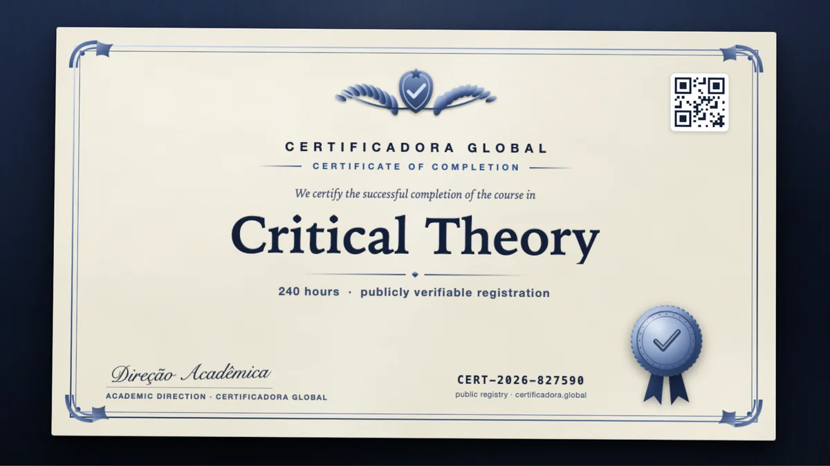 Cover of the Critical Theory course