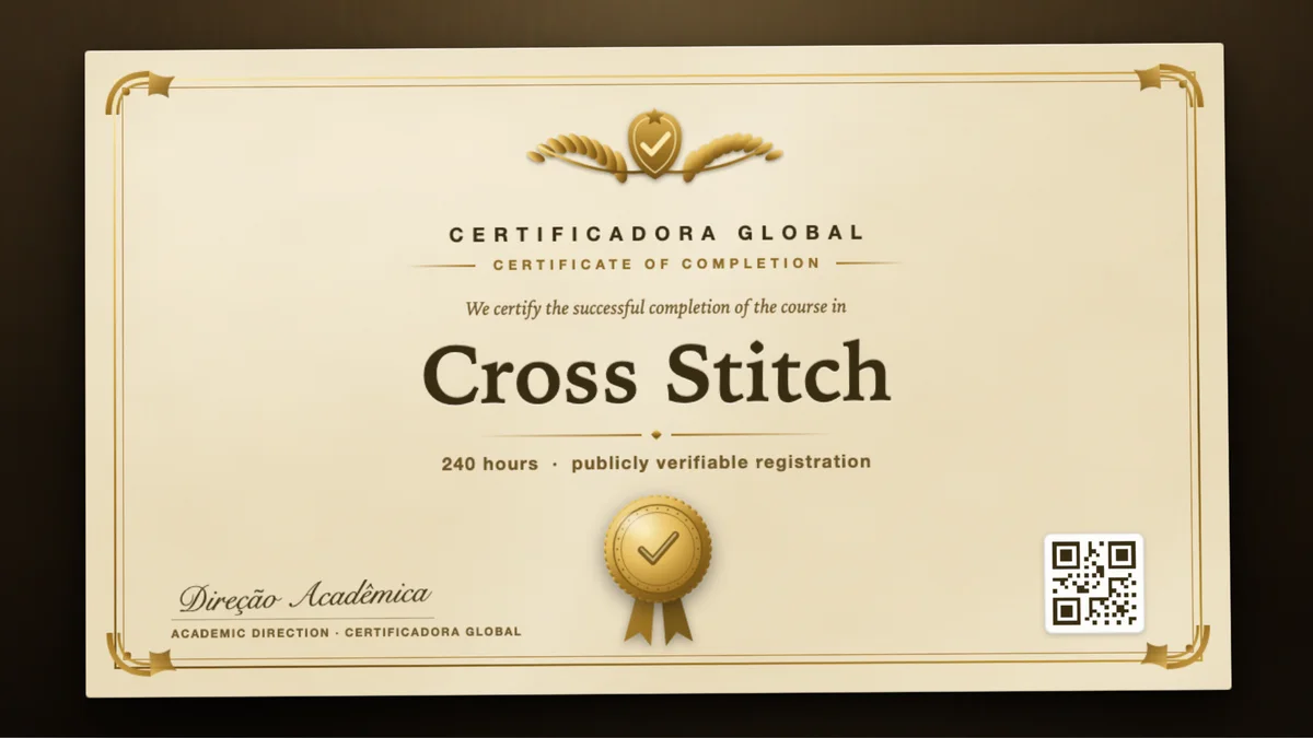 Cover of the Cross Stitch course