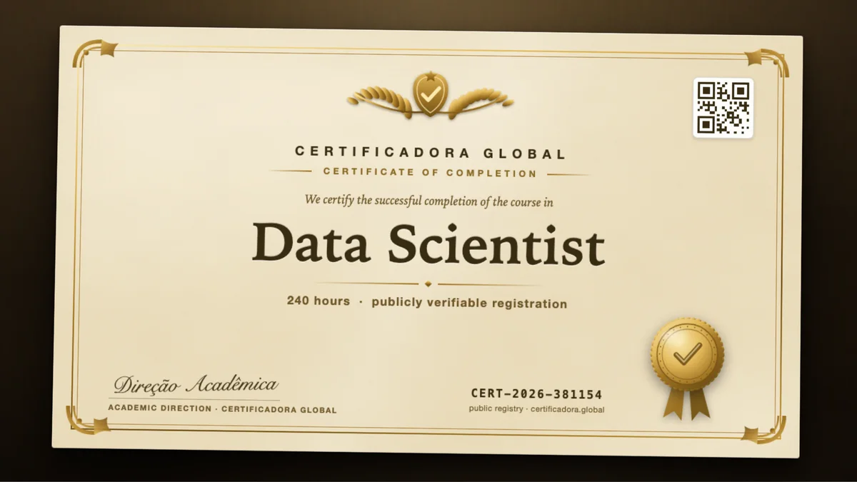 Cover of the Data Scientist course