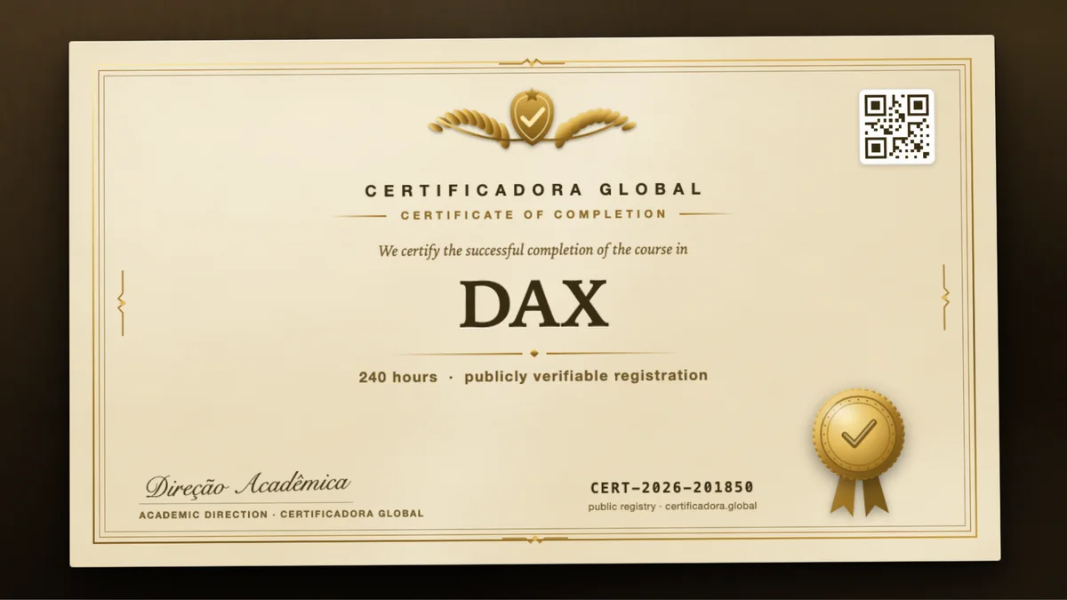 Cover of the DAX course