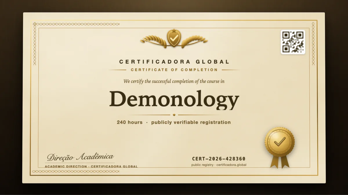 Cover of the Demonology course