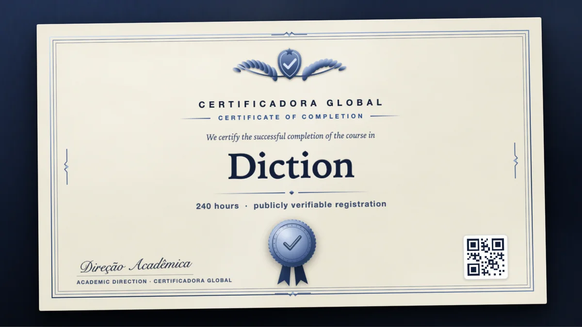 Cover of the Diction course