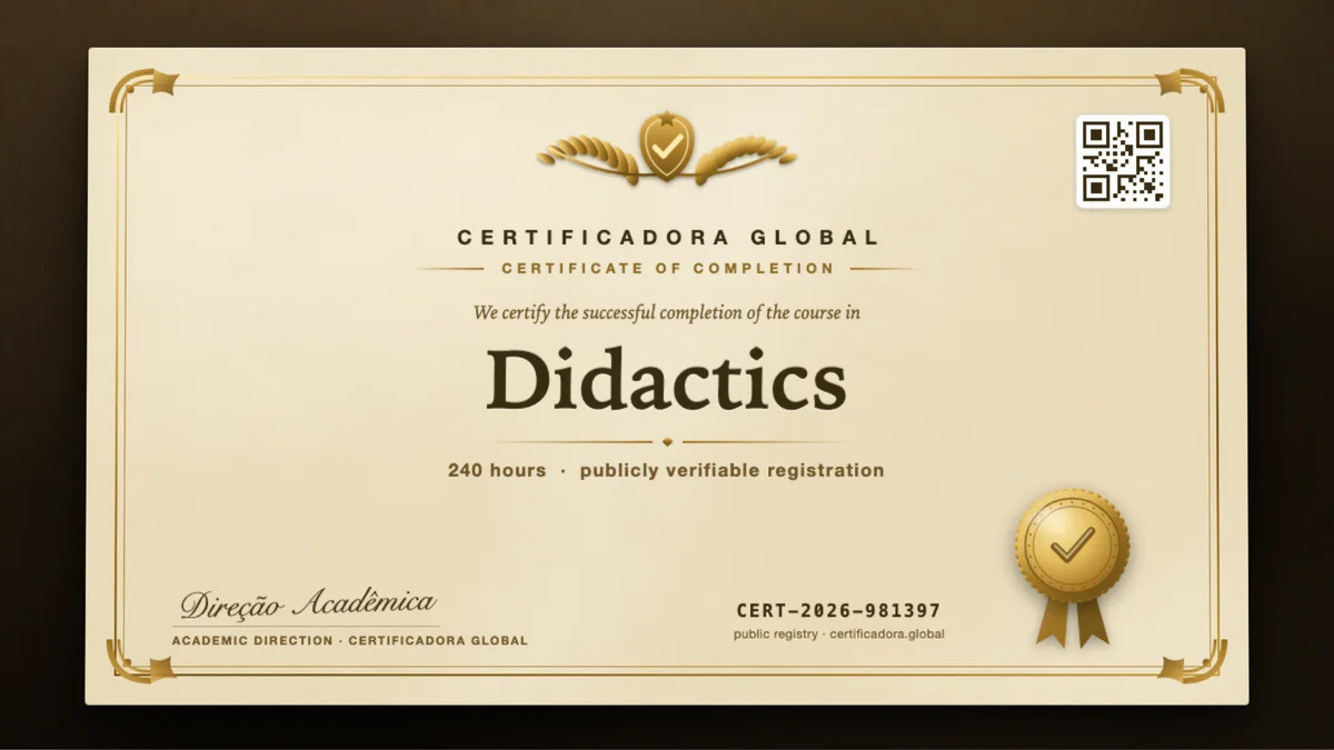 Cover of the Didactics course