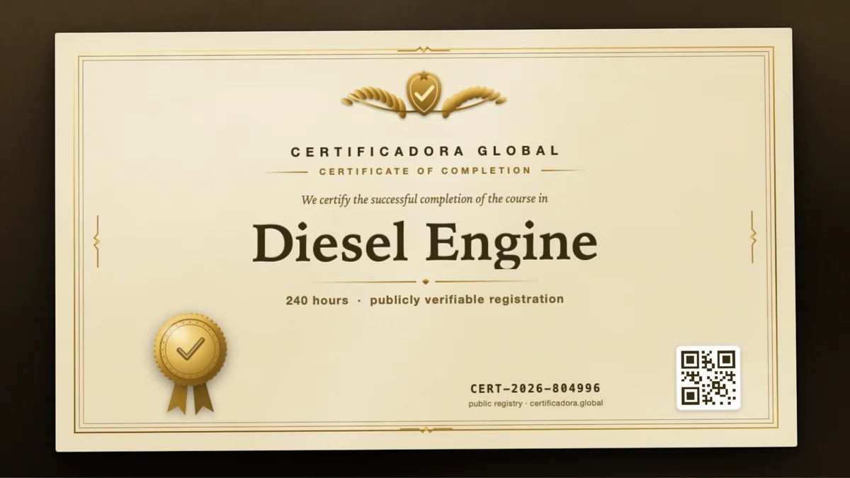 Cover of the Diesel Engine course