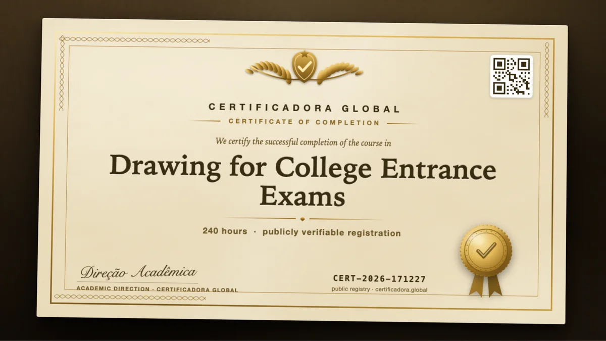 Cover of the Drawing for College Entrance Exams course