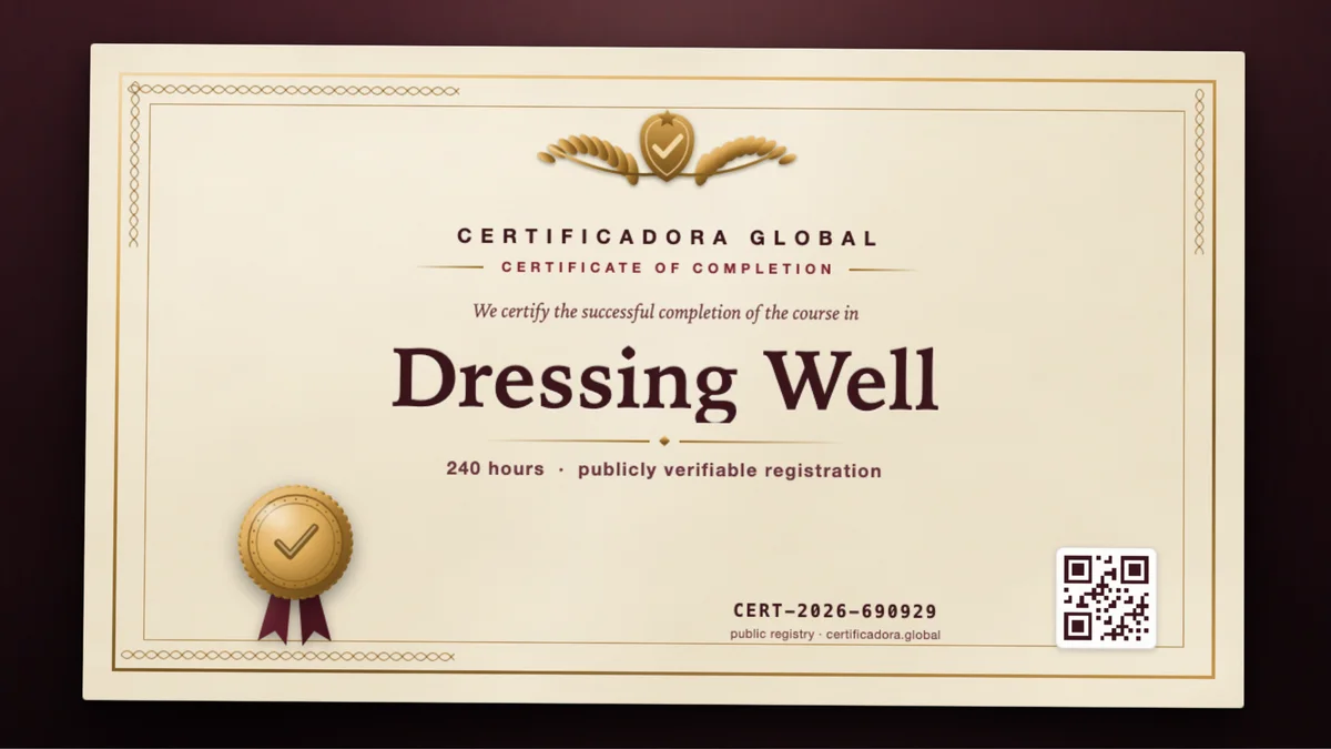 Cover of the Dressing Well course
