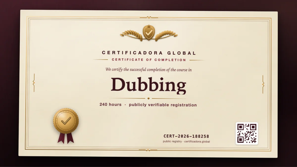Cover of the Dubbing course