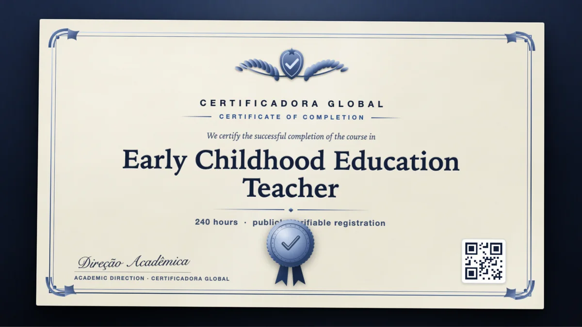 Cover of the Early Childhood Education Teacher course