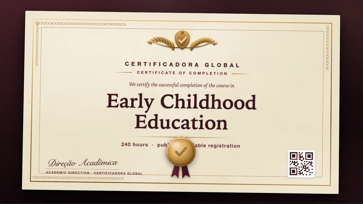 Cover of the Early Childhood Education course