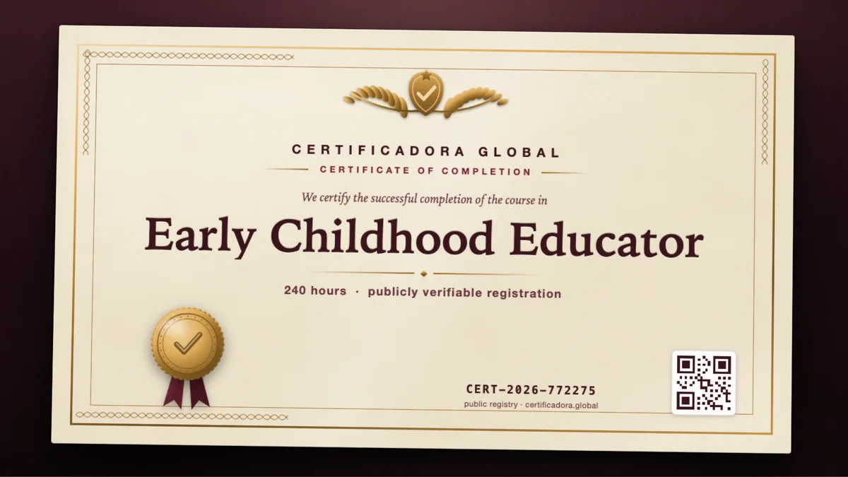 Cover of the Early Childhood Educator course