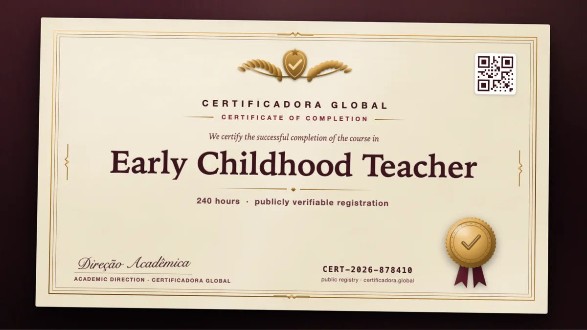 Cover of the Early Childhood Teacher course