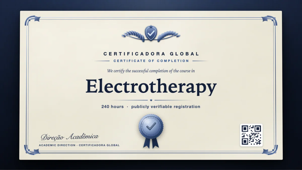 Cover of the Electrotherapy course