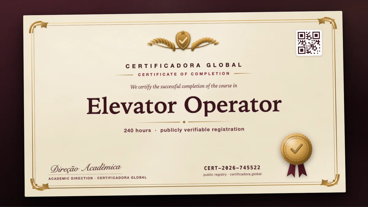 Cover of the Elevator Operator course