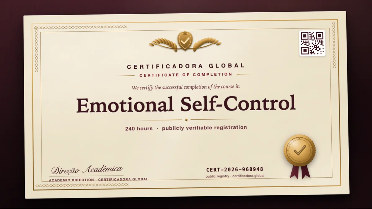 Cover of the Emotional Self-Control course