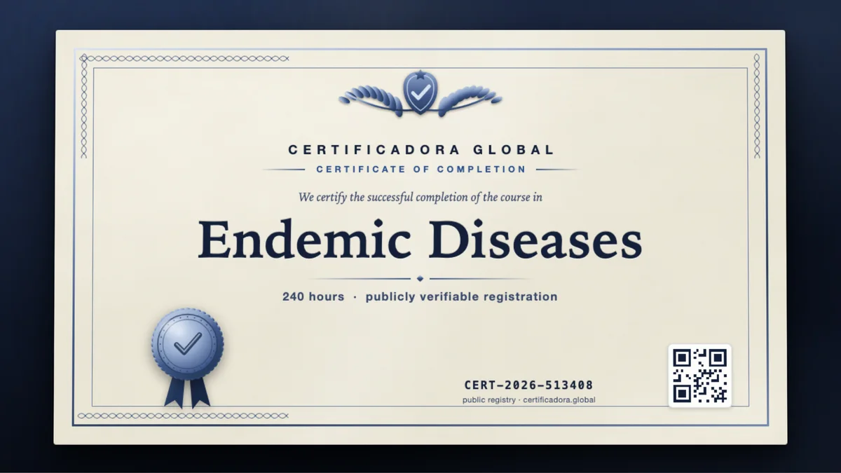 Cover of the Endemic Diseases course