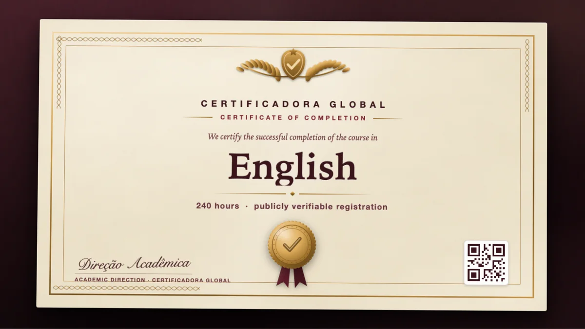 Cover of the English course