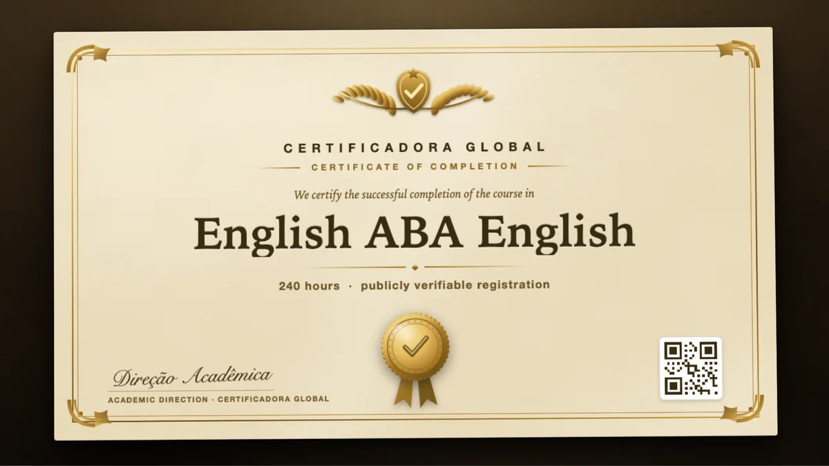 Cover of the English ABA English course