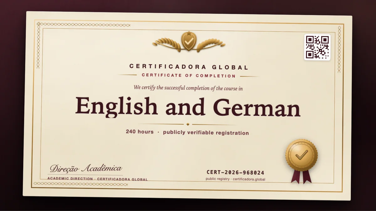 Cover of the English and German course