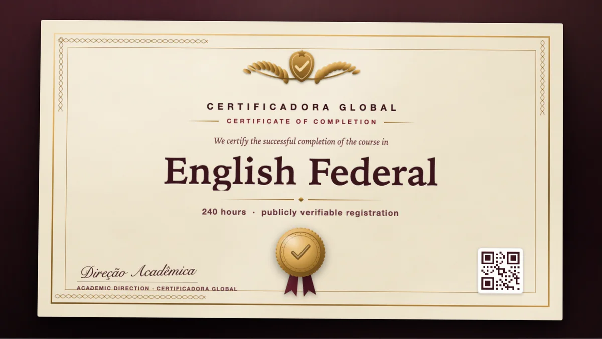 Cover of the English Federal course