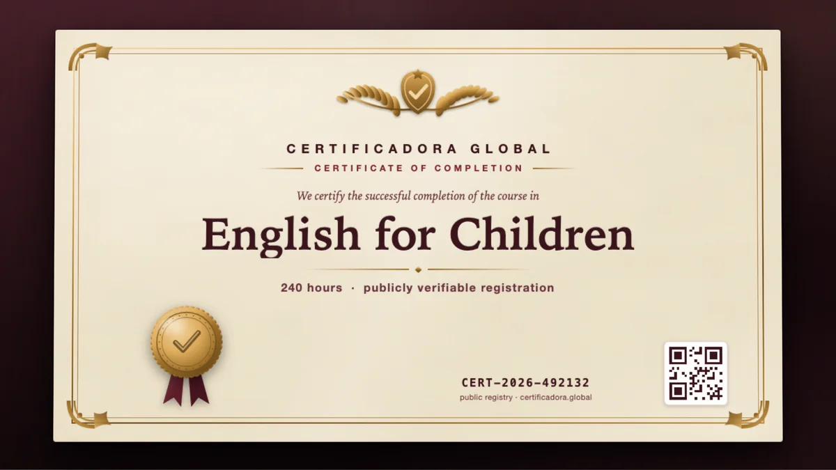Cover of the English for Children course