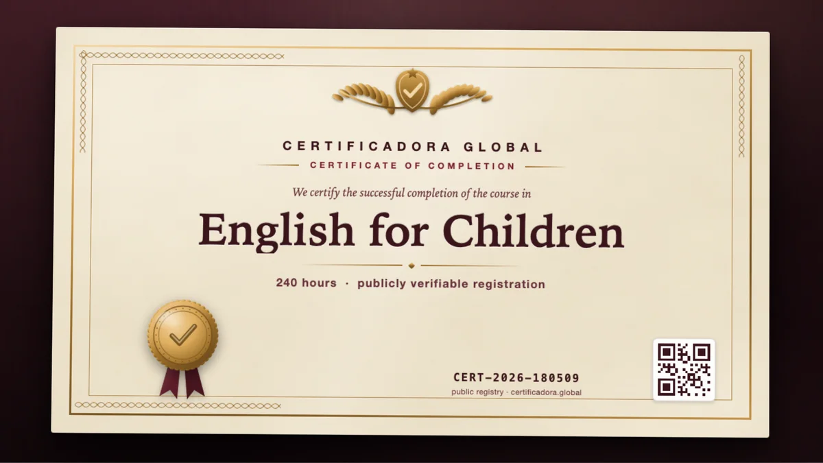 Cover of the English for Children course