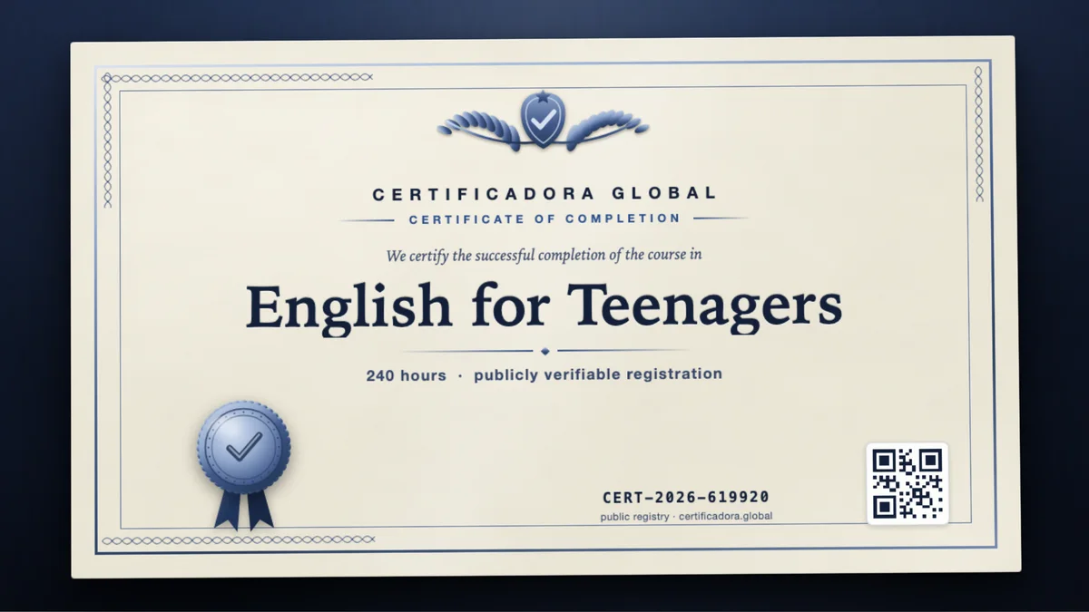 Cover of the English for Teenagers course