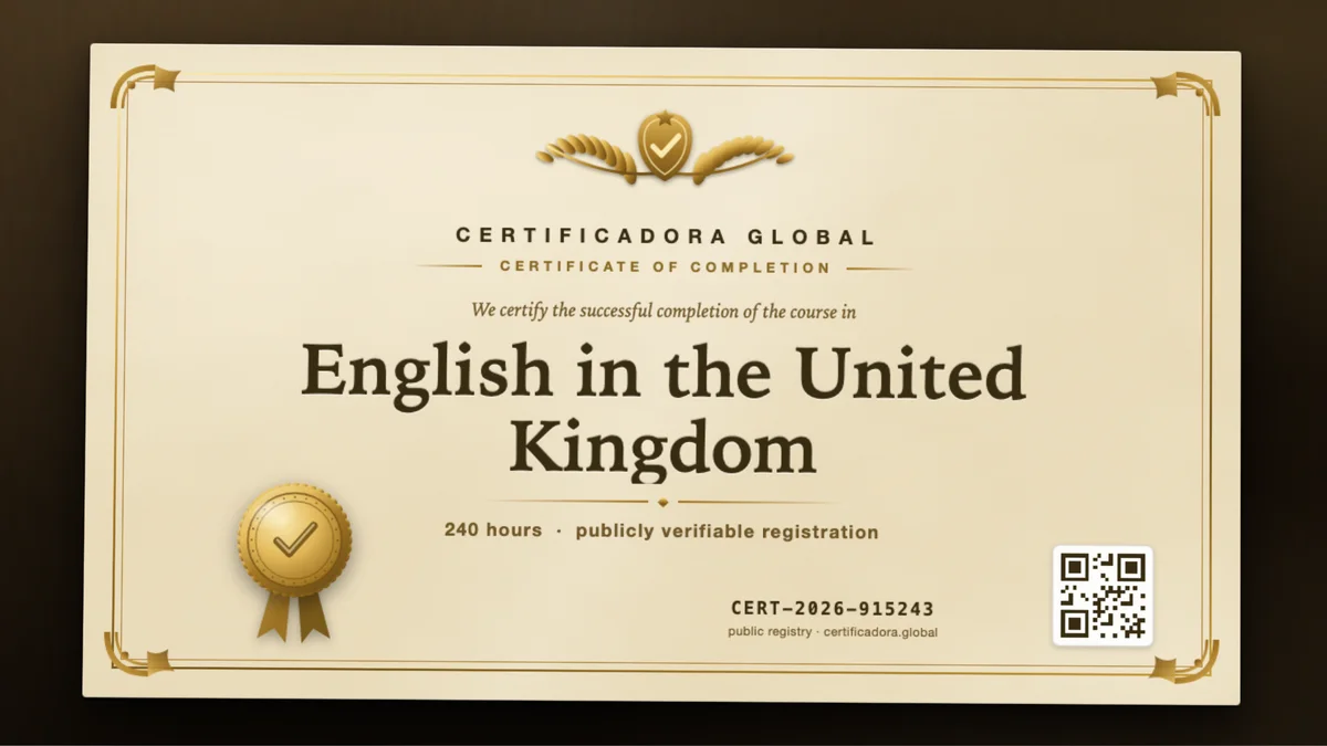 Cover of the English in the United Kingdom course