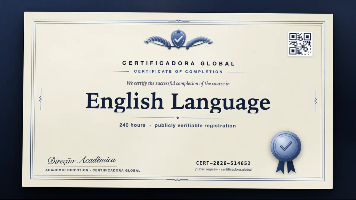 Cover of the English Language course