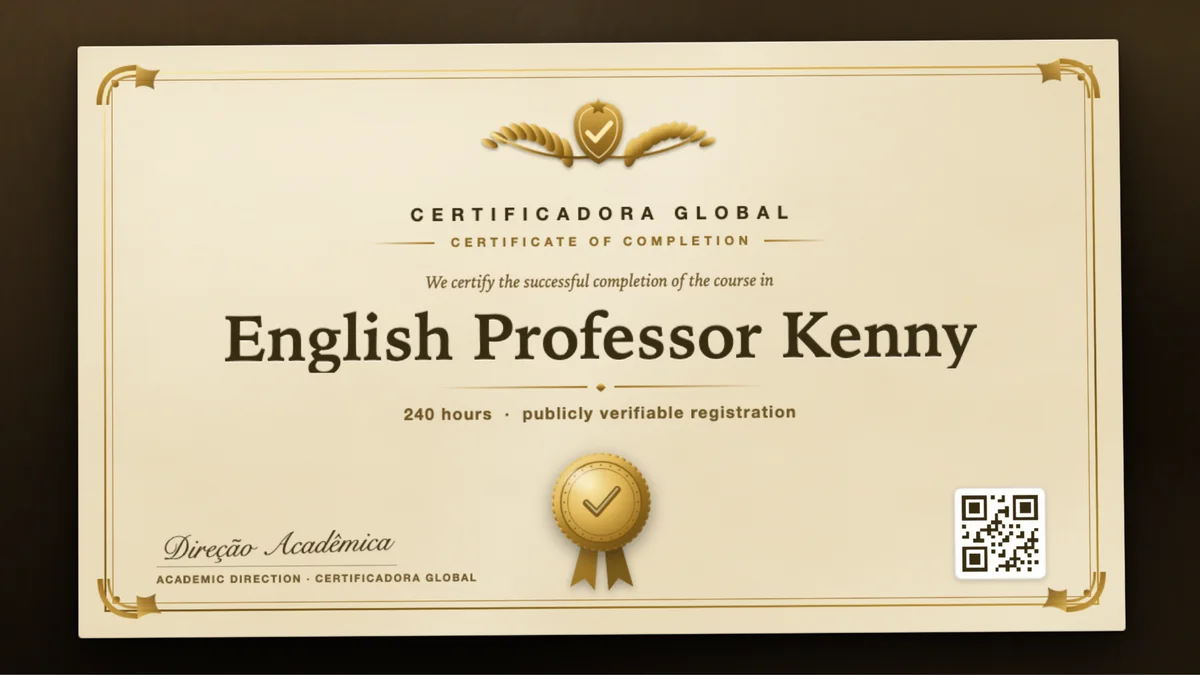 Cover of the English Professor Kenny course
