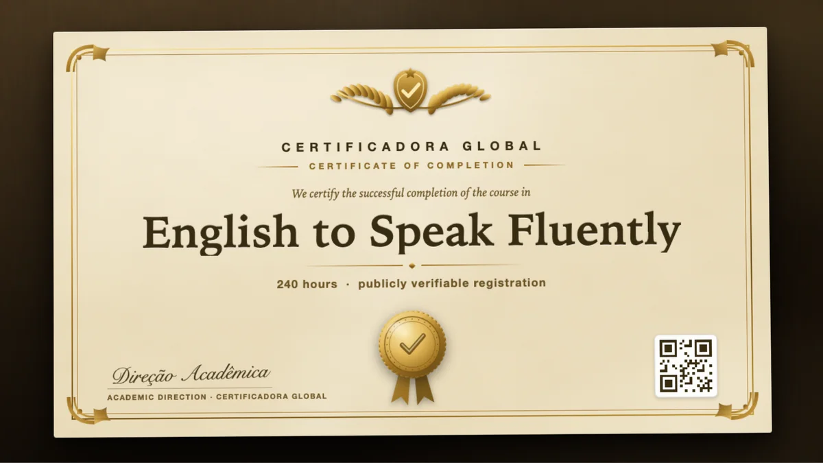 Cover of the English to Speak Fluently course