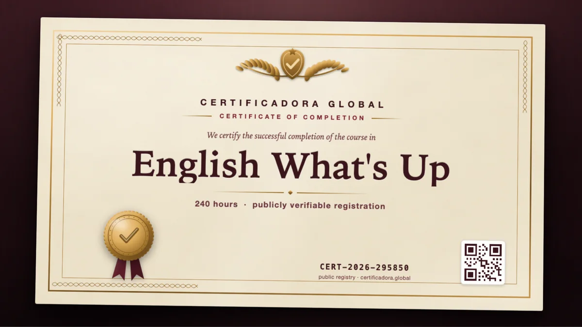 Cover of the English What's Up course