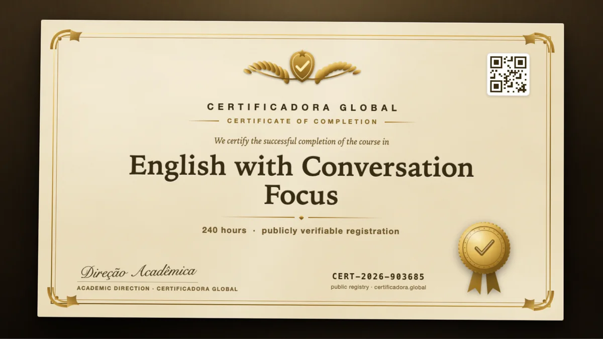 Cover of the English with Conversation Focus course