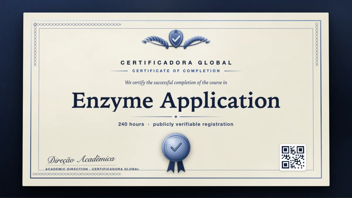 Cover of the Enzyme Application course