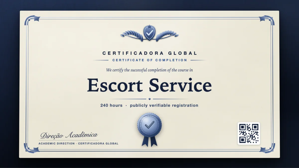 Cover of the Escort Service course