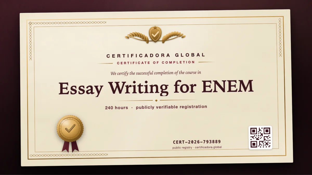 Cover of the Essay Writing for ENEM course