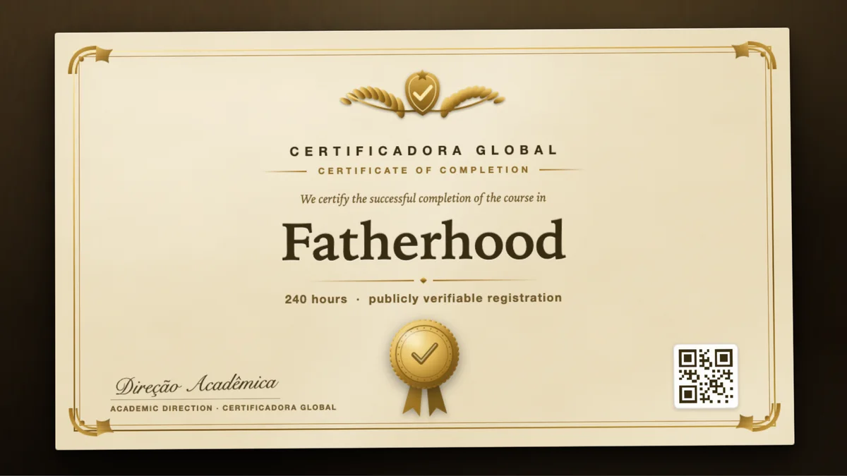 Cover of the Fatherhood course