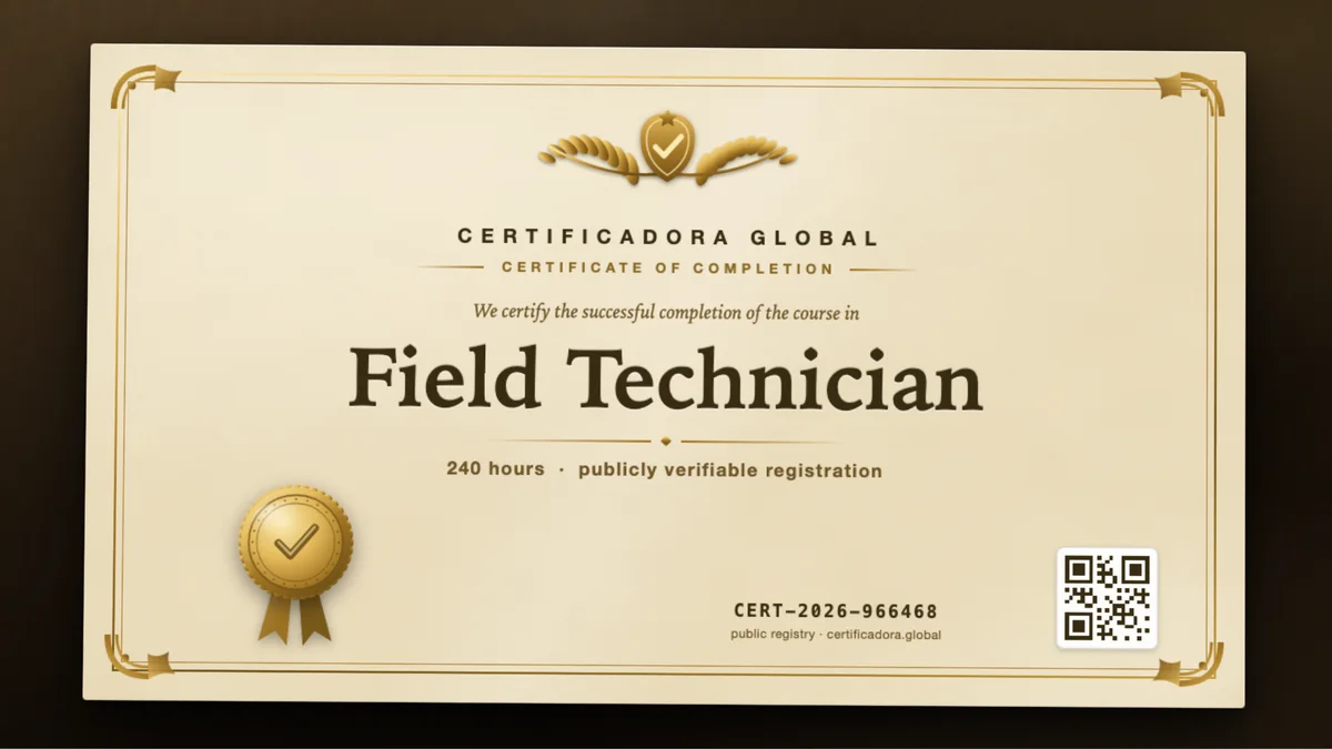 Cover of the Field Technician course