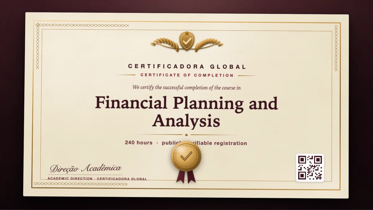 Cover of the Financial Planning and Analysis course