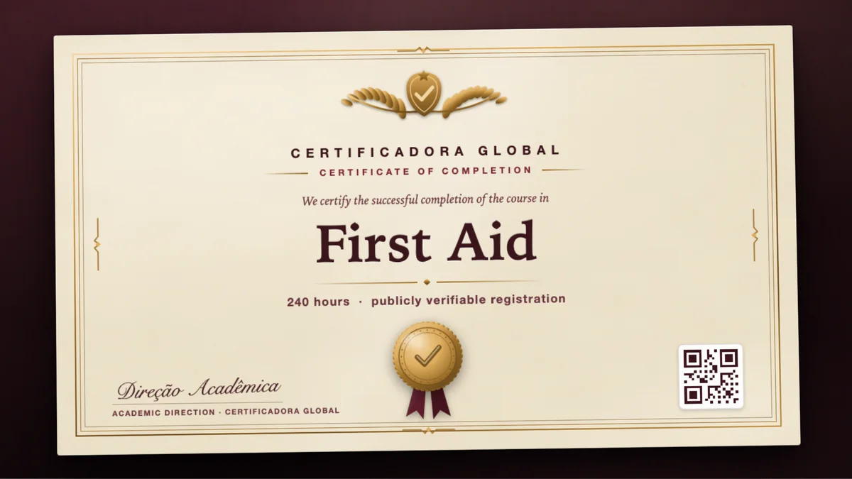 Cover of the First Aid course