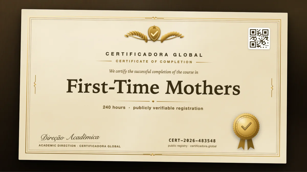 Cover of the First-Time Mothers course