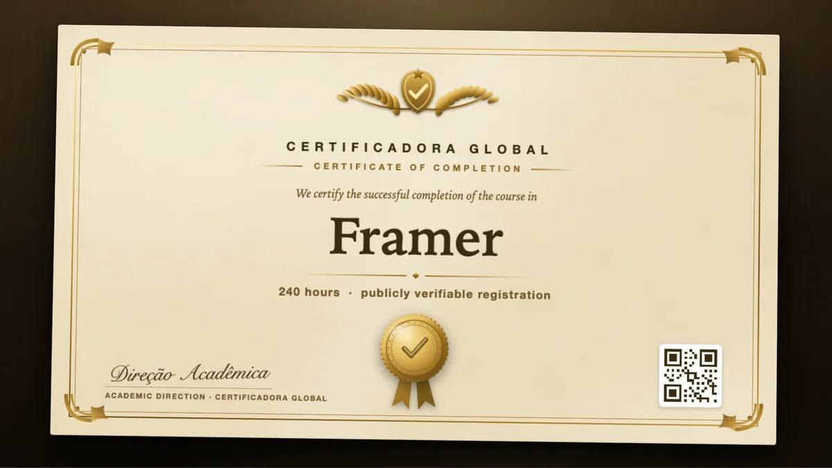 Cover of the Framer course