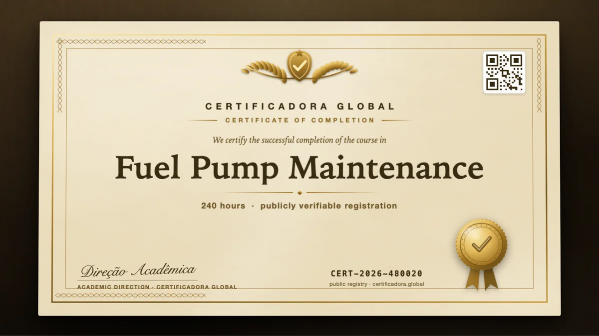 Cover of the Fuel Pump Maintenance course