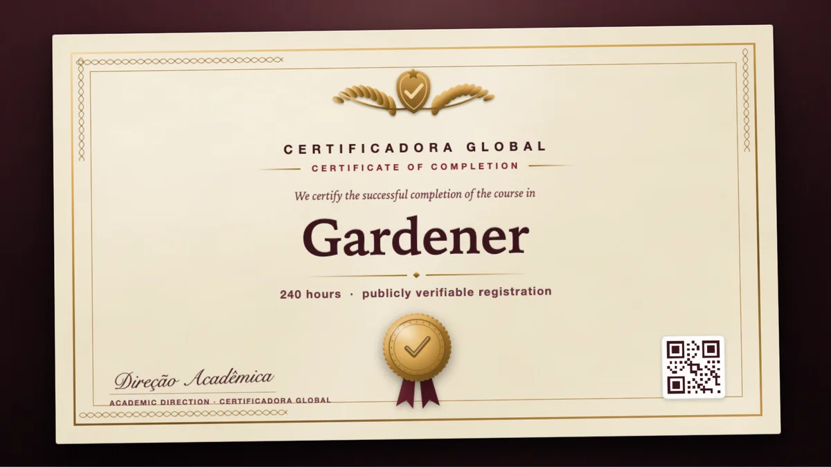 Cover of the Gardener course
