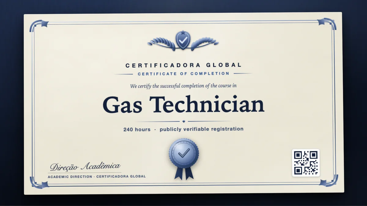 Cover of the Gas Technician course